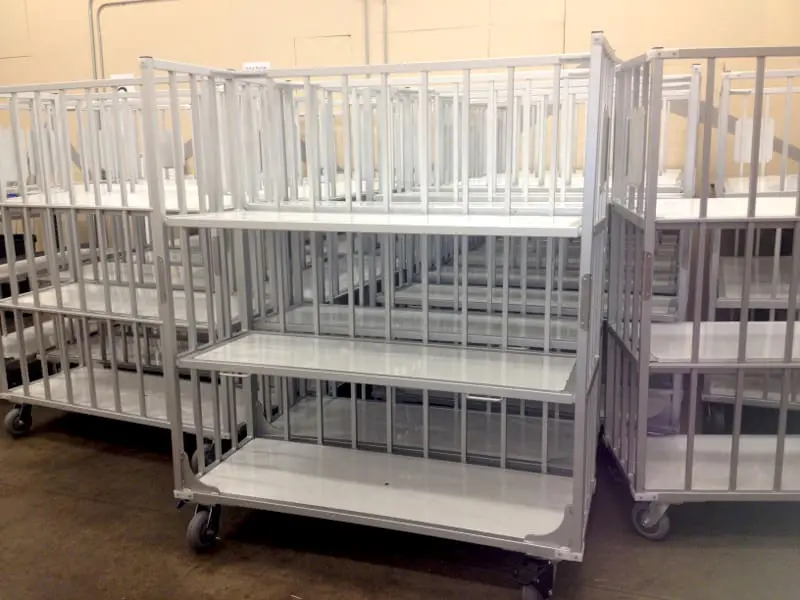 Custom Fabrication Linen Cart Solution